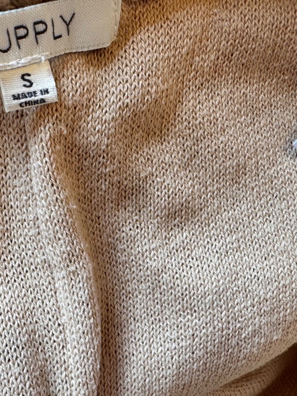 Z Supply Oasis Crochet Top & Loma Crochet Pant Set Beige Cotton Boho Small - Picture 12 of 12
